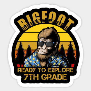 Ready To Explore 7th grade Back To School Sticker